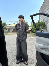 Double Cut denim pants