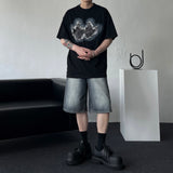 DV denim finger T-shirt (2 colors)