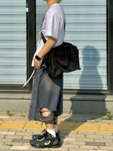 Blue low vintage half pants 1C