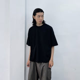 コントラストステッチボクシーT