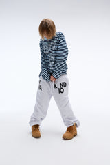 Weekend warrior typography printing long pants (Melange)_1