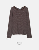 Border Rayon80 Loose Fit T-Shirt (4color)