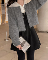 Crop Knit Cardigan