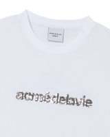 26SS WOMAN SPANGLE LOGO SHORT SLEEVE T-SHIRT