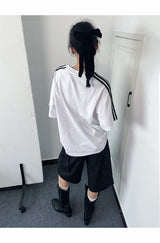 モダンフレンチハーフレングスポケットパンツ