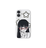 witty mono girls case (red glasses ver.)