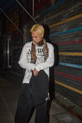 チェックマフラー BROWN
