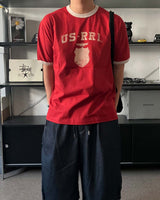 ADカラーマッチング リンガー ショートスリーブ Tシャツ