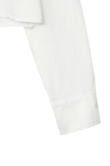 ファーストレタークロップシャツ, White