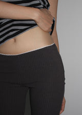 LACE SLIT BIKER LEGGINGS