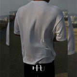 [HFORUS MADE]Forus Uネックハーフスリーブス イン ホワイト