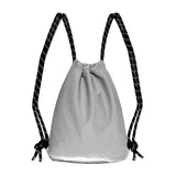 Silver Ribbon Gym Sack [Gray]
