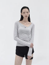 26FW★ [mnem] Offset Layer Tee