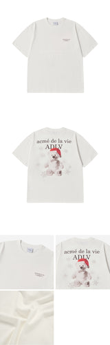 24FW スノーベア 半袖Tシャツ クリーム