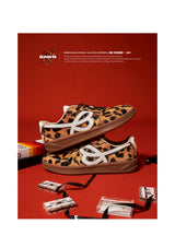 HBD x WeFlower Collaboration – Leopard Print Retro German Training Shoes
