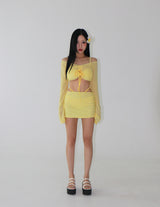 Lemon 4PS Cover-Up Bikini Set