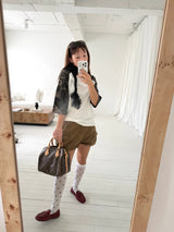 Pumpkin cargo short pants(2c)