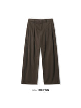 M2 WOOL REVERSE TUCK SLACKS