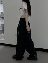 side zipper color pants (summer) (2color)