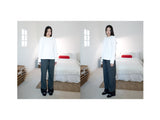 CHECK LACE PANTS (BLACK)