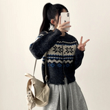 Decca Snow Nordic Knit Cardigan