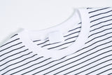 レイヤードストライプショートスリーブTシャツ (4 Colors)
