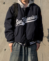 Sanver Lettering Varsity Padding Jumper