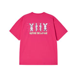 25SS マグショットエイリアンショートスリーブTシャツ ホットピンク