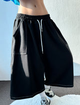 Ski Stitch Detail Carpenter Bermuda Shorts 5color