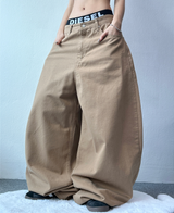 COTTON BASIC BALLOON PANTS❤🤍🤎🖤💚 - 5 COLORS