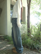 cube denim pants