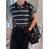 [S/S] Inconnect stripe kara half knit(3color)
