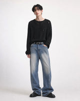 (UNISEX) ヴィンテージ フレアデニムパンツ