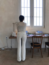 Back Pocket Span Bootcut Pants 