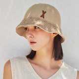 VA Patch Towel Bucket Hat / Beige