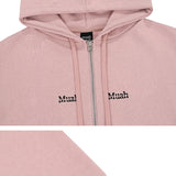 LOGO STITCH REGULAR FIT HOOD ZIPUP