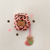 ギャル chanibear エアポッズケース (ピンク, airpods 1,2)
