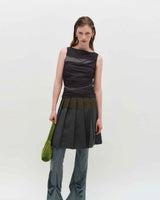 Sheer Layering Pants _ GREY
