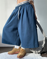 CARPENTER CARGO SEMI-BALLOON WIDE BERMUDA 💙🩶🖤🤍5COLOR