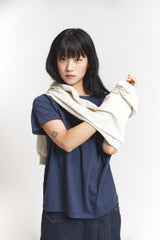 シルケットコットンTシャツ