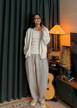 Superior Pin-Tuck Sweatpants