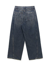 Beldin ピンタックワイドデニムパンツ S M L (2 Colors)