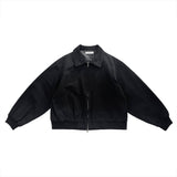 Slove Cotton Crop Jacket