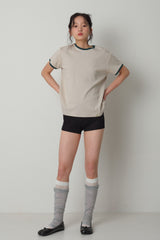 Linger Contour Tee_Beige