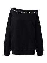 city eyelet off-shoulder mtm (fleece-lined / 4color)