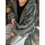[Unisex] Fur 2way hood jumper(4color)