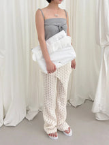Frillish laptop pouch (white)