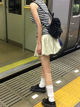 Nabo Pocket Shirring Balloon Mini Skirt