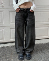 Form denim pants