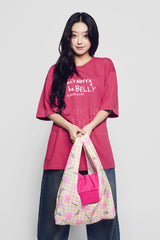 24FW RABBIT BELLY SHORT SLEEVE T-SHIRT PINK